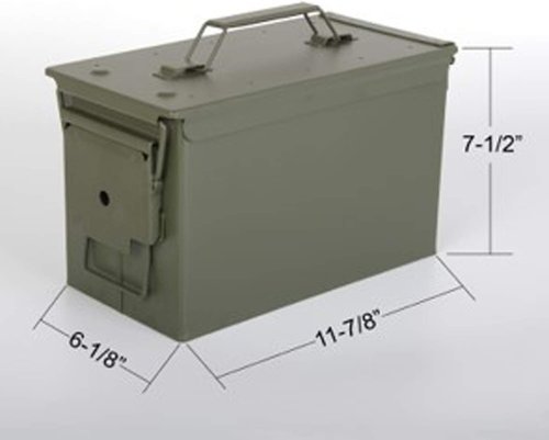 Fortress 50 Caliber Metal Ammo - Durable Storage for Safe and Secure Ammunition Management