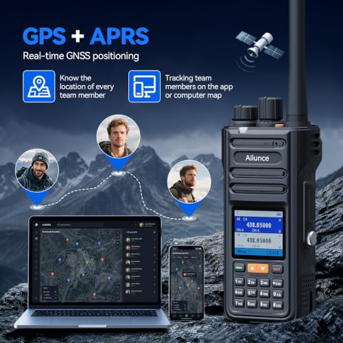 Retevis Ailunce HA2 APRS GPS Ham Radio with Bluetooth & App Control - 1 Pack