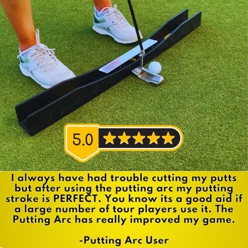 Golf Putting Arc MS3D Training Aid for Perfect Stroke Practice - Made in USA