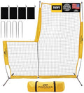 PodiuMax 7x7FT Baseball Pitching Net with Safety Screen for Pitcher Protection