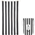 Dock & Bay Beach Towel - Quick Dry & Sand Free | Extra Large Cabana Kamari Charcoal (200x90cm)