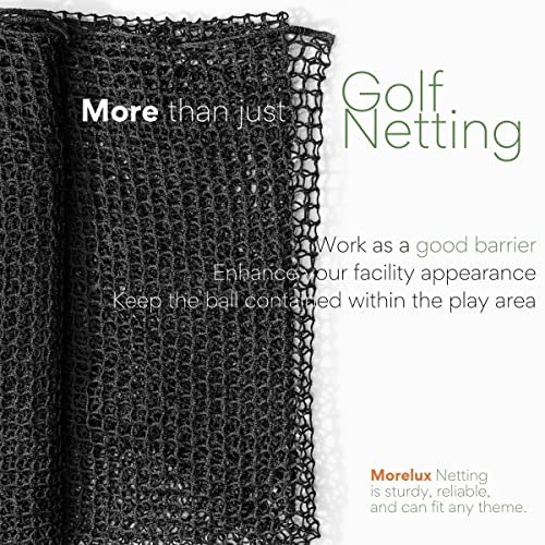 Heavy-Duty Golf Practice Net 10x20ft Impact Mesh Reinforced Black Variation of THIS listing