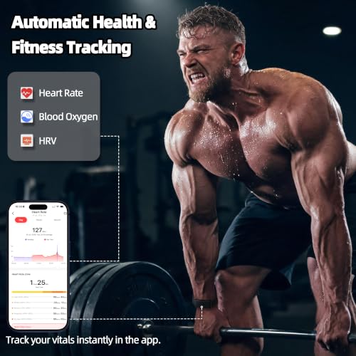 Avexon Black Smart Fitness Bracelet - Waterproof Heart Rate & Activity Tracker