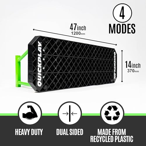 QUICKPLAY Replay Station XL Soccer Rebounder Board - 4-in-1 Passing & Reaction Trainer