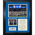 Los Angeles Dodgers 2025 World Series Champions Framed Baseball Collage with Autographed Signatures