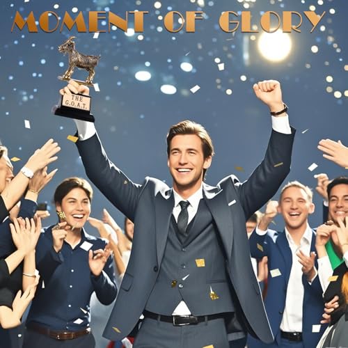 6-Inch G.O.A.T Trophy - Funny Recognition Award for Sports, Teachers, Bosses