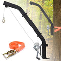 Heavy Duty Tree Mounted Deer Hoist with Winch & 23ft Steel Cable - Game Skinning & Field Dressing Equipment
