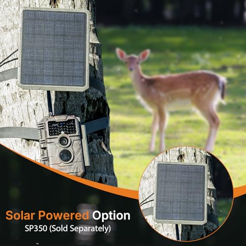 GardePro E6 WiFi Trail Camera with External Antenna, 64MP & Night Vision
