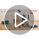 BIERUM 6-in-1 Toddler Slide for Kids Indoor & Outdoor, Blue & Yellow