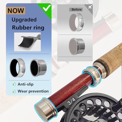 Fly Fishing Rod Kit - 6'8'' Ultra-Light 2/3 Weight for Streams & Small Rivers