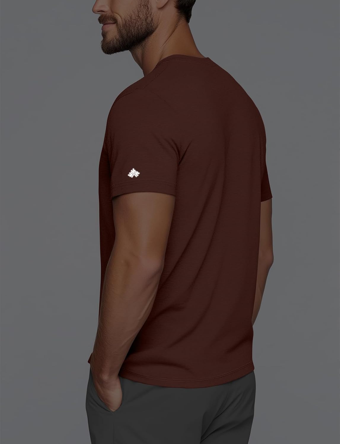 Zengjo Men's Athletic Shirts - Moisture-Wicking Quick-Dry Tees for Running & Gym | Lightweight Crewneck