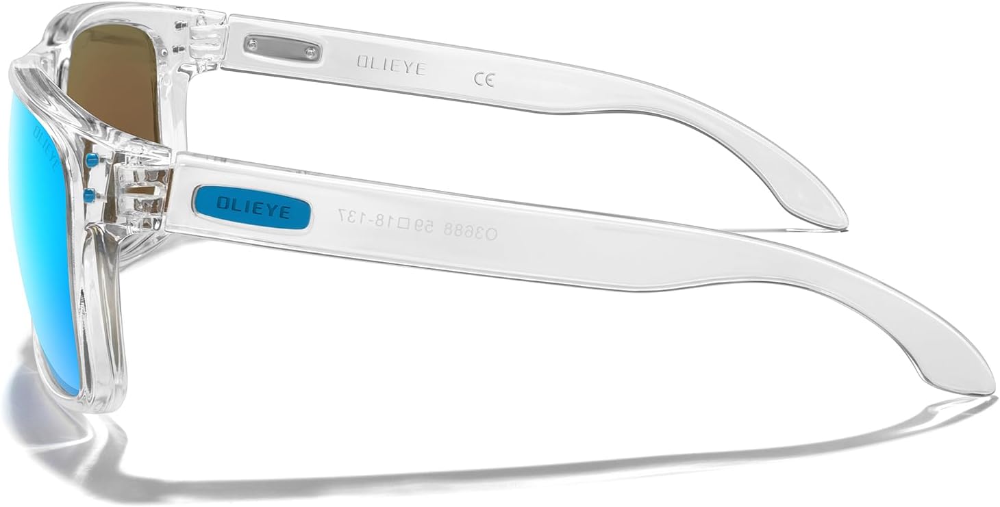Skiennix Men’s Polarized Sports Sunglasses - Flexible Frame for Fishing & Outdoor Activities