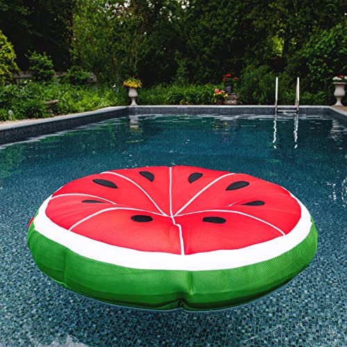 Watermelon Fruit Pool Float No Inflation Needed - Quick Dry Mesh, 32.5"