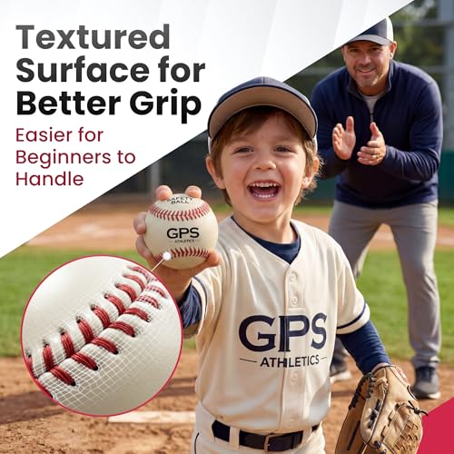 Soft Practice Baseballs for Kids - Low Impact Safety Training 6 Pack