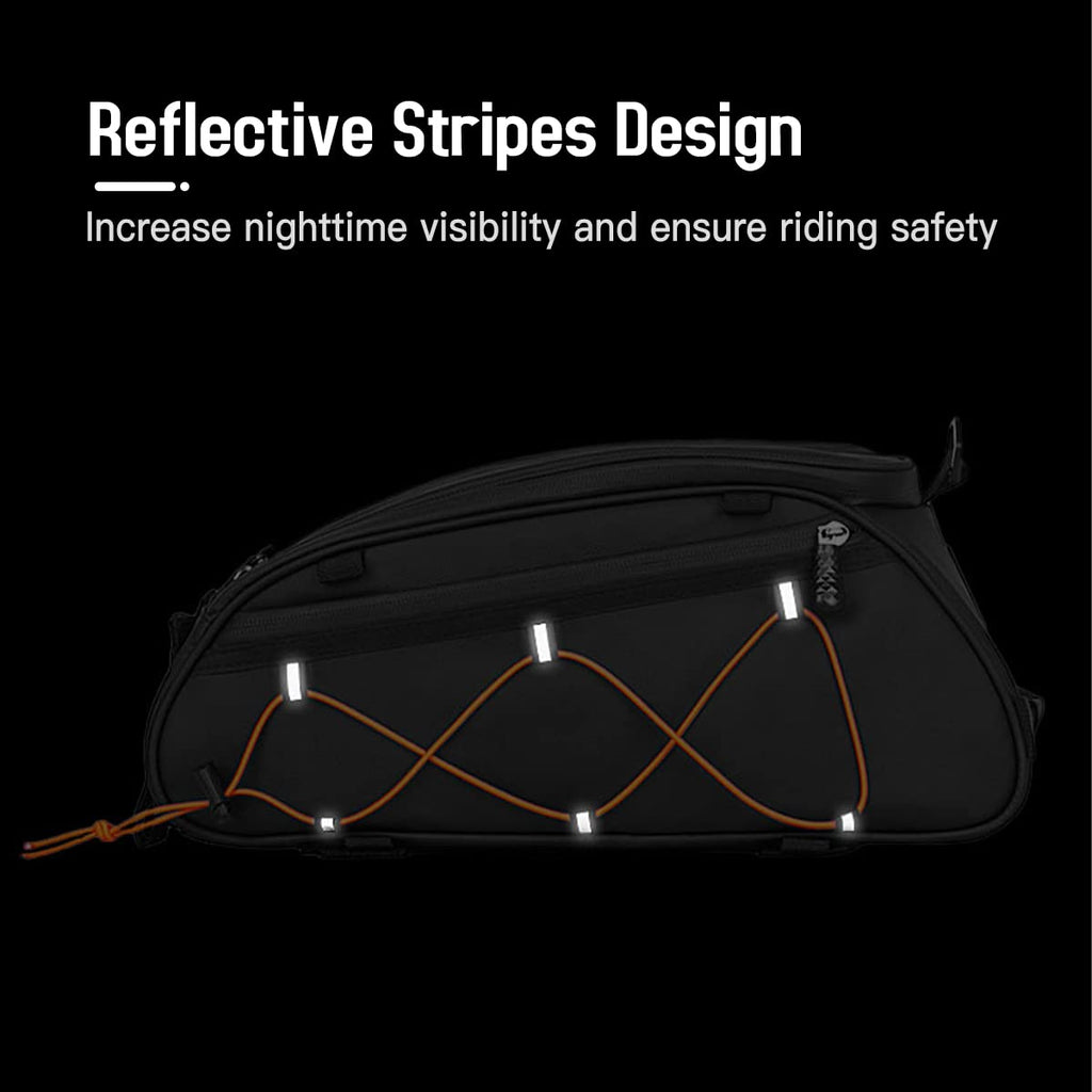 YIWENG Bicycle bag, 3-in-1 Bike Rack Bag Trunk Bag Waterproof Bicycle Rear Seat Bag Cooler Bag with 2 Side Hanging Bags Cycling Cargo Luggage Bag Pannier Shoulder Bag