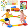 Yinzzixixy 15 Pack Balance Beams for Kids Ages 3-5 Non-Slip Toddler Obstacle Course Toy
