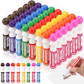 48 Pack Colorful Bingo Dot Markers - 8 Classic Colors, 15ml Capacity, Kids & Classroom Use