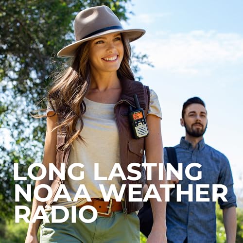 Midland T290VP4 High-Powered GMRS Two-Way Radio with 40-Mile Range and NOAA Weather Alert