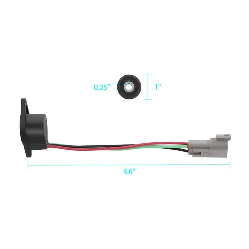 Golf Cart Speed Sensor, for Club car Speed Sensor 48 Volt, ADC Motor, fit Club Car DS&Precedent,OEM 102704901,102265601