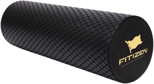 Fitizen Foam Roller - Deep Tissue Muscle Massage for Back Pain Relief | Firm Exercise Equipment for Home Gym