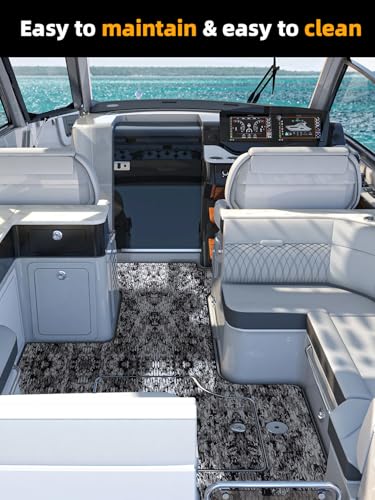 Snow Camo EVA Boat Flooring Self-Adhesive Marine Decking 94.5" x 23.6"