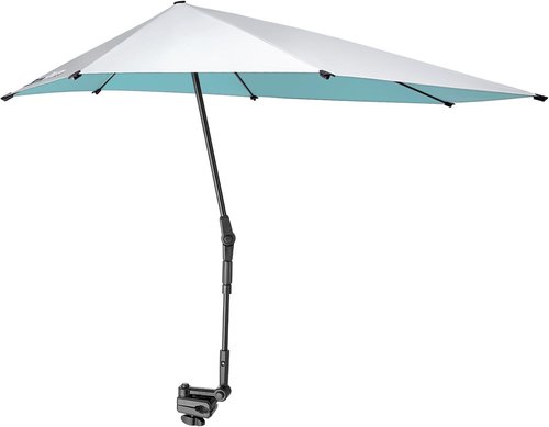 G4Free Adjustable Chair Umbrella - XL UV Protection Sun Shade for Beach, Stroller, Golf Cart, Patio