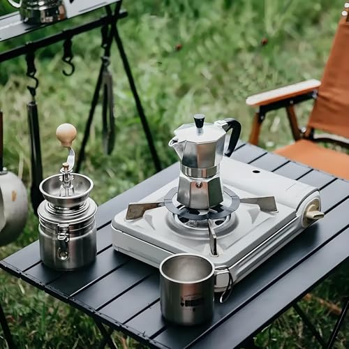 Adjustable Camping Side Table - Portable Folding Outdoor Nightstand