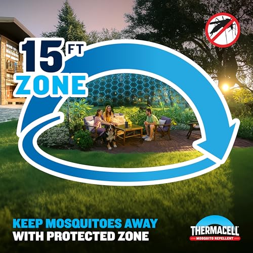 Thermacell 300-Hour Fuel-ZoneGuard Mosquito Repellent Refills Pack – Genuine, EPA-Registered, Scent-Free, for Outdoor Mosquito Protection
