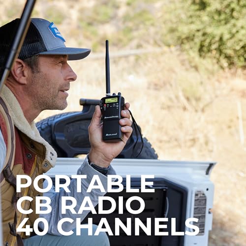 Midland LCD 75-822 Handheld & Mobile CB Radio with NOAA Weather Alerts