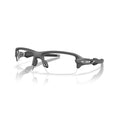 Oakley Flak 2.0 S OO9511 951107 59MM Steel/Clear to Black Iridium Transition Rectangle Sunglasses for Men for Women