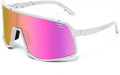Polarized Cycling Glasses - UV400 Protection Sports Sunglasses for Men & Women | Ideal for MTB, Fishing, Running