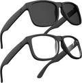 MAXJULI Polarized Sunglasses - UV Protection Rectangular Design for Men & Women | Model 8806
