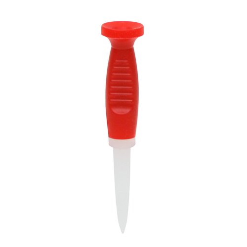 Flex Tee Flexible Plastic Golf Driver Tees (4 Pack), Red/Clear, Virtually Unbreakable, 3 Inches Tall