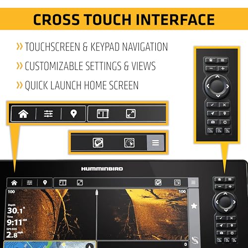 Humminbird XPLORE Series GPS Fish Finder with 9-Inch Touchscreen & Transducer Included