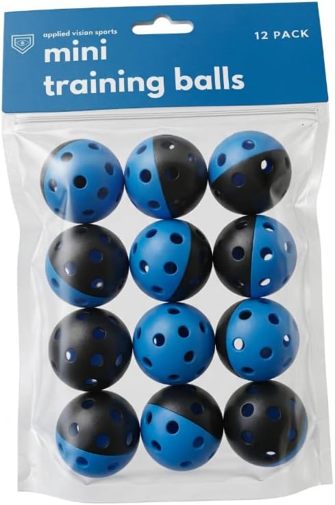 Skiennix Mini Baseballs - Durable Plastic Training Balls for Skill Development | Set of 12