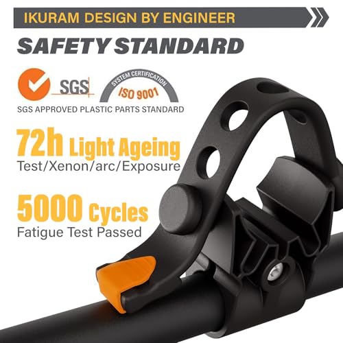 2 Bike Hitch Mount Carrier - Foldable Bicycle Rack for 2-inch Receiver - IKURAM R
