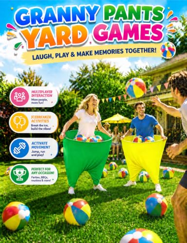 Outdoor Granny Pants Yard Game Set - Yellow & Green, 2 Pack