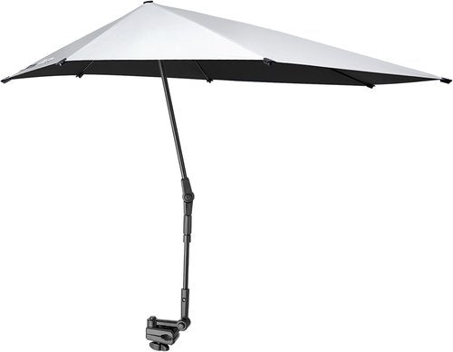 G4Free Adjustable XL Chair Umbrella - UPF 50+ UV Protection Sun Shade for Beach, Stroller, Golf Cart