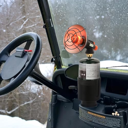 Golf Cart Cup Holder Adapter for Propane Tanks & Drink Containers