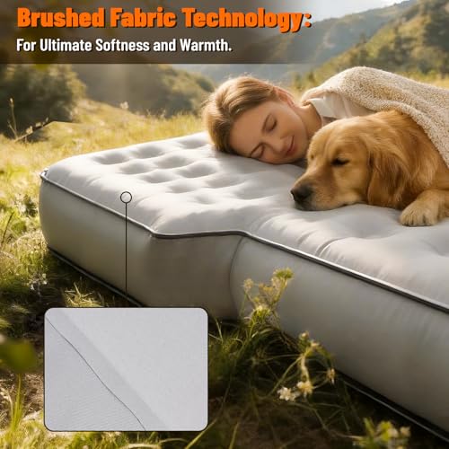 GOTIDY SUV Air Mattress for Large & Mid-Size Vehicles Camping Bed with Built-In Pump