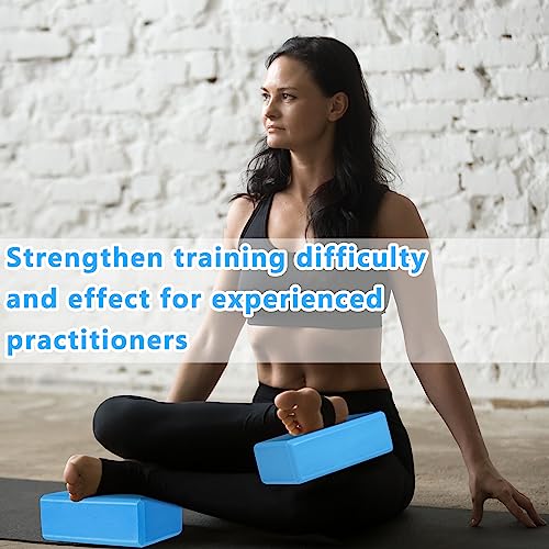 High-Density Foam Yoga Blocks Bulk 20-Pack - 9 x 6 x 3 Inches Support