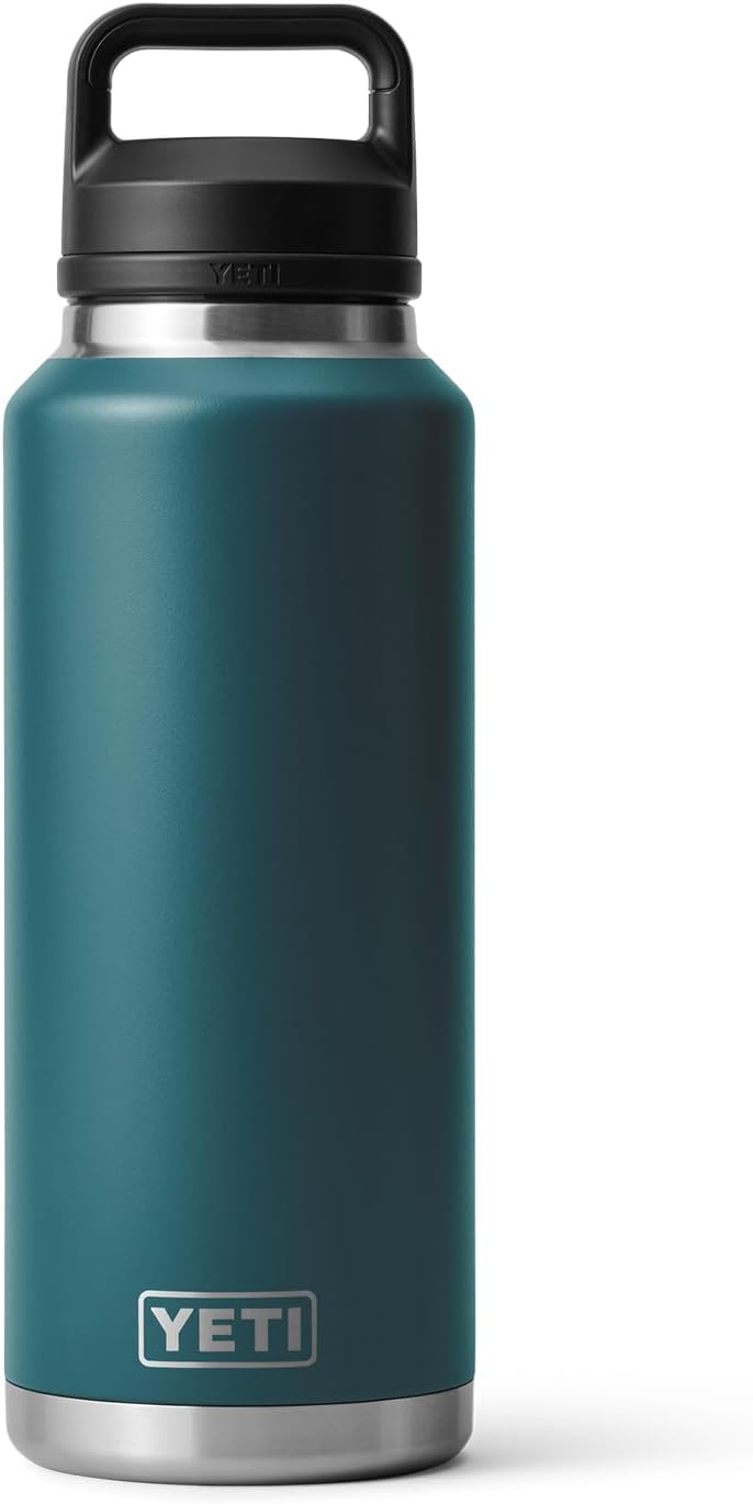 YETI Rambler 46 oz Bottle - Leakproof Vacuum Insulated Stainless Steel with Chug Cap | Agave Teal