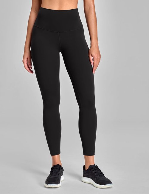 HeyNuts Workout Pro 7/8 Leggings for Women, High Waisted Compression Workout Leggings Athletic Tummy Control Buttery Soft Yoga Pants 25'' Black M(8/10)