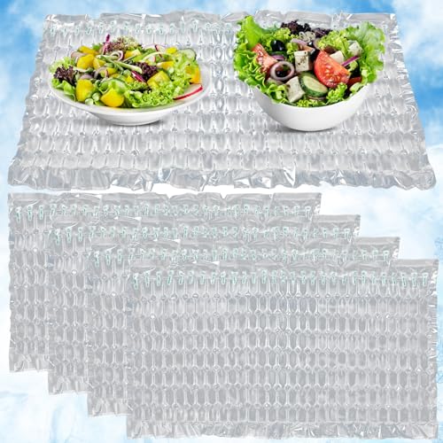 Reusable Ice Mat for Coolers Food Trays Platters - Clear, 4 Pack