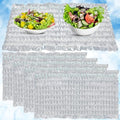 Reusable Ice Mat for Coolers Food Trays Platters - Clear, 4 Pack