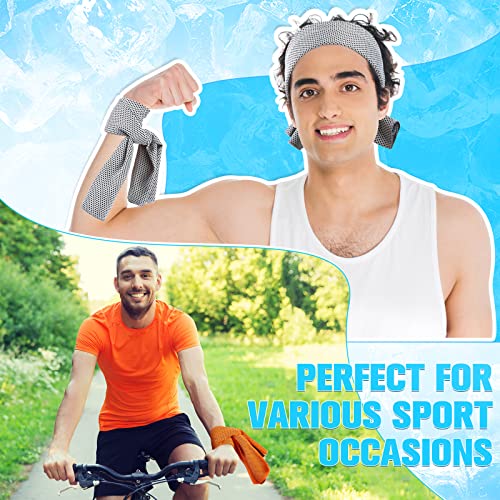 Multicolor Cooling Towels Bulk 80 Pack for Neck and Face - Lightweight & Reusable