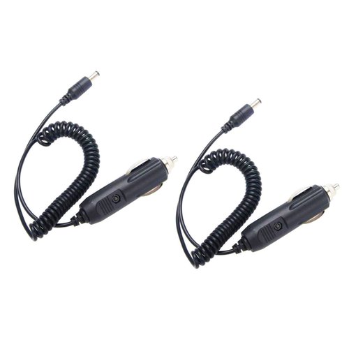 BAOFENG UV-5R Car Charger Cable DC 12-24V Charge Cable Car Travel for UV-82 UV-5R UV-9R DM-1801 UVb2 Plus BF-888S(2 Pack)