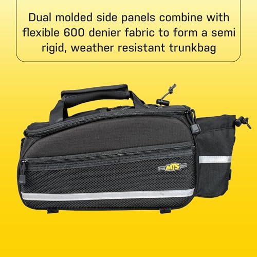 2024 Model Bicycle Trunk Bag with Strap Mount - Weather-Resistant Cycling Storage