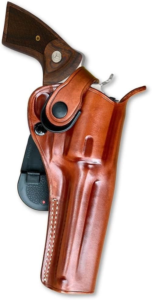 MASC Leather Revolver Holster for Python .357 Magnum 5-inch, Right Hand