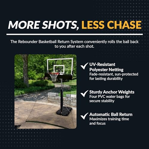 Hathaway Rebounder Basketball Return System for Outdoor Shooting Practice